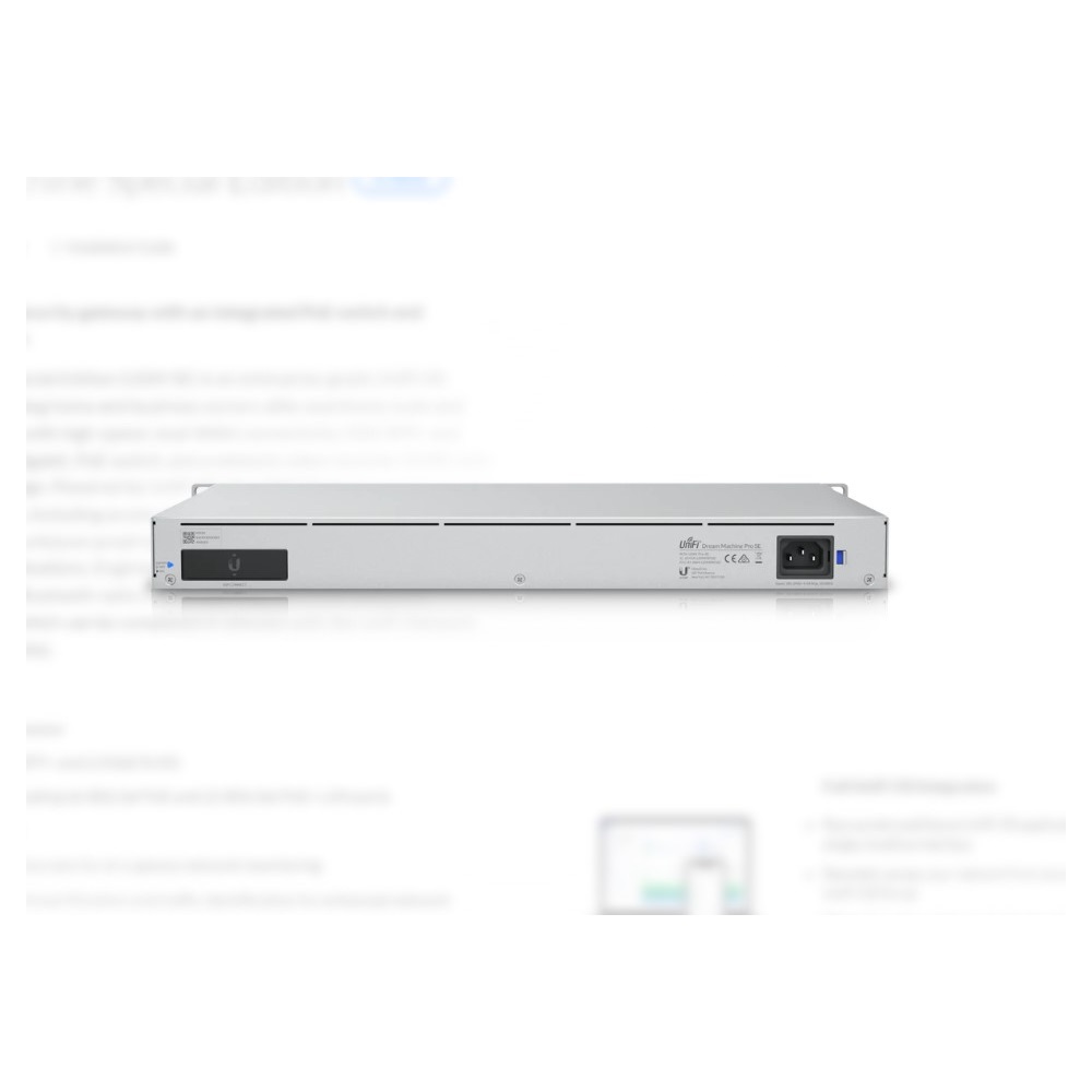 Gateway Router Dream Machine UBiQUiTi Router Dream Machine SE 8x1000Mbps (POE+) + 1x10000Mbps SFP+ ...