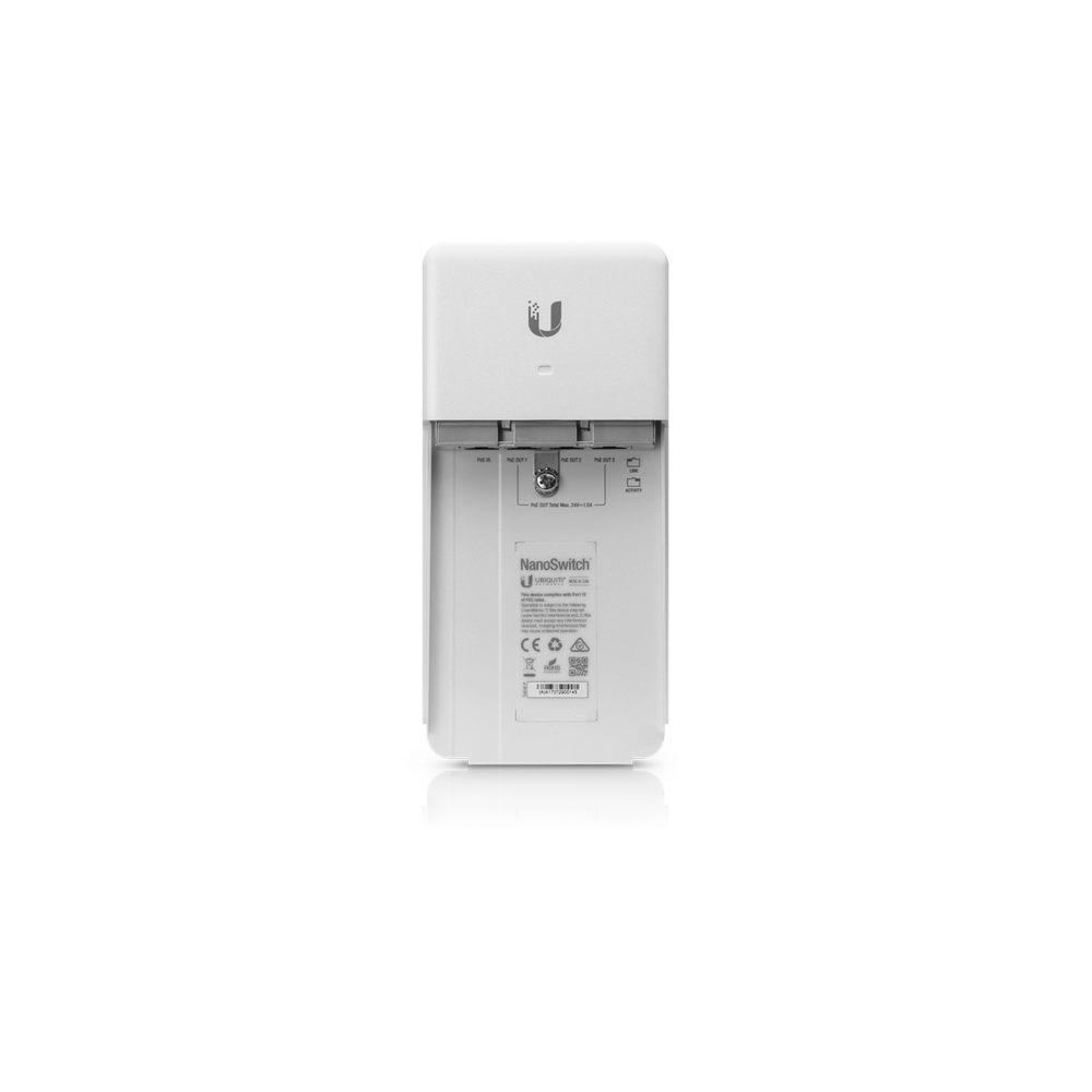 UBiQUiTi Switch 4x1000Mbps (POE IN-OUT), kültéri, vízálló - N-SW - CHS ...
