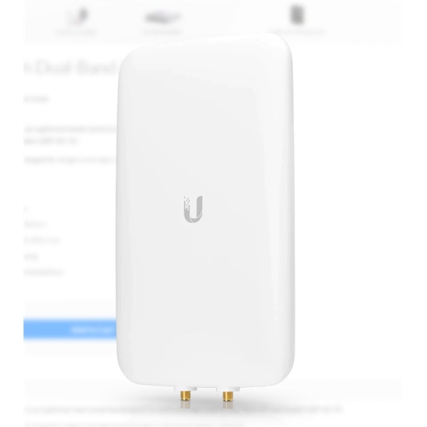 UBiQUiTi Wireless Antenna DualBand 2xRP-SMA, kültéri - UMA-D