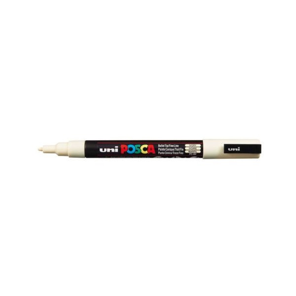 UNI POSCA Marker Pen PC-3M Fine - Ivory