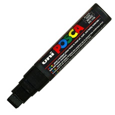 UNI POSCA Marker Pen PC-17K Extra-Broad - Black
