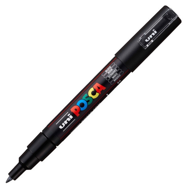 UNI POSCA Marker Pen PC-1M Extra-Fine - Black