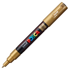 UNI POSCA Marker Pen PC-1M Extra-Fine - Gold