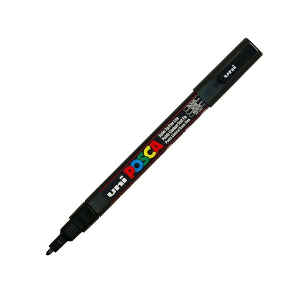 UNI POSCA Marker Pen PC-3M Fine - Black