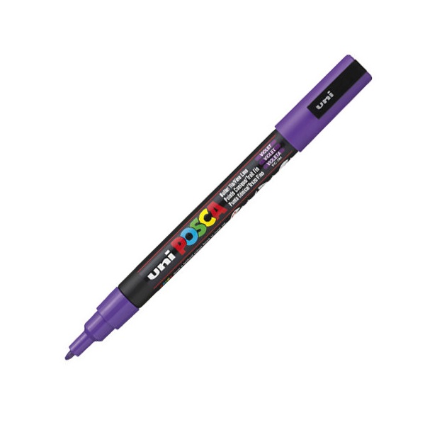 UNI POSCA Marker Pen PC-3M Fine - Violet
