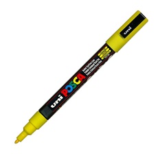 UNI POSCA Marker Pen PC-3M Fine - Yellow
