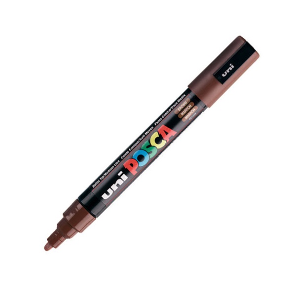 UNI POSCA Marker Pen PC-5M Medium - Brown