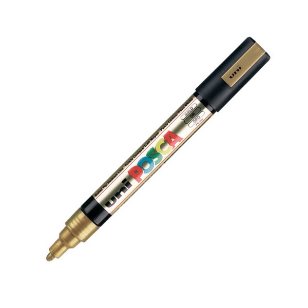 UNI POSCA Marker Pen PC-5M Medium - Gold