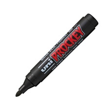 UNI Prockey Marker Pen Medium Bullet Tip PM-122 - Black