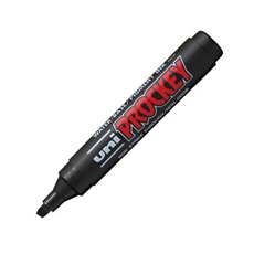 UNI Prockey Marker Pen Medium Chisel Tip PM-126 - Black