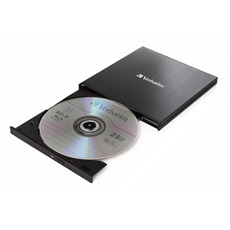 VERBATIM Blu-ray író, (külső meghajtó), 4K Ultra HD, USB 3.1 GEN 1 USB-C, "Slimline"