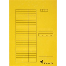 VICTORIA Gyorsfűző, karton, A4, VICTORIA, sárga