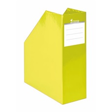 VICTORIA Iratpapucs, karton, 90 mm, VICTORIA, "Premium", sárga