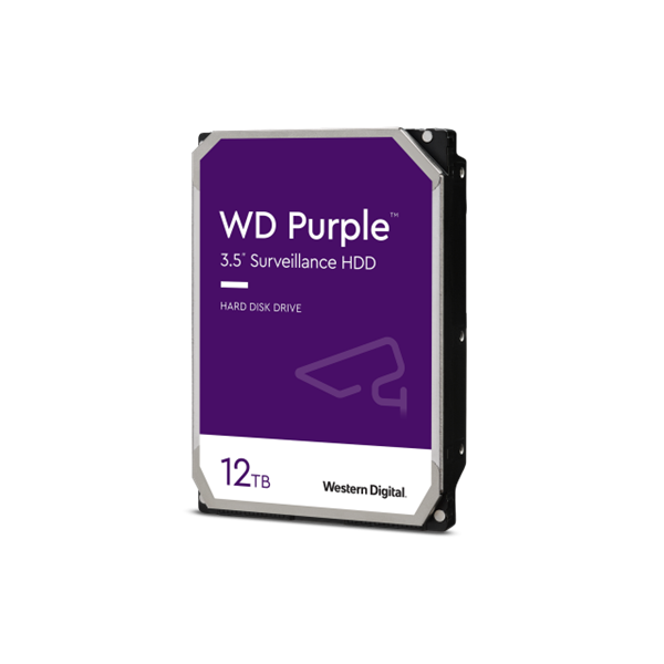 WESTERN DIGITAL 3.5" HDD SATA-III 12TB 7200rpm 256MB Cache, CAVIAR Purple