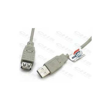 WIRETEK kábel USB Hosszabbító A-A, 3m, Male/Female