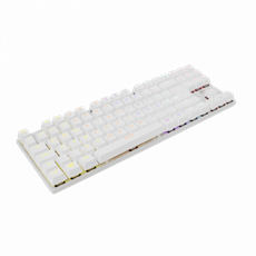 WHITE SHARK COMMANDOS mechanikus (red switch) gamer billentyűzet (magyar), fehér