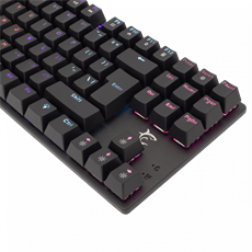 WHITE SHARK COMMANDOS mechanikus (red switch) gamer billentyűzet (magyar), fekete