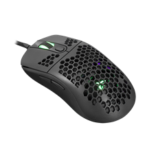 WHITE SHARK GM-5007B GALAHAD gamer egér, fekete, 6400 dpi