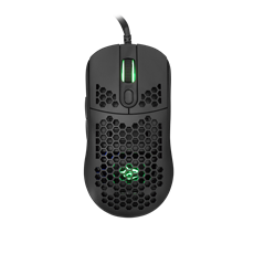 WHITE SHARK GM-5007B GALAHAD gamer egér, fekete, 6400 dpi