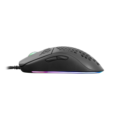 WHITE SHARK GM-5007B GALAHAD gamer egér, fekete, 6400 dpi