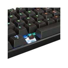 White Shark GK-2022B/BR-HU SHINOBI MAGYAR!! 60%-os fekete mechanikus (barna switch) gamer billentyűzet