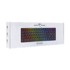 White Shark GK-2201B-US RONIN-B fekete membrán gamer billentyűzet (US)