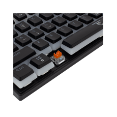 WHITE SHARK GK-2202B/R-US ASHIKO angol 60%-os fekete mechanikus (piros switch) gamer billentyűzet