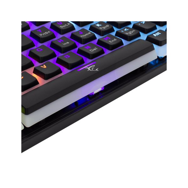 WHITE SHARK GK-2202B/R-US ASHIKO angol 60%-os fekete mechanikus (piros switch) gamer billentyűzet