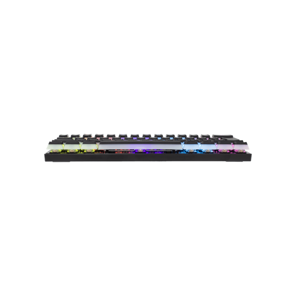 WHITE SHARK GK-2202B/R-US ASHIKO angol 60%-os fekete mechanikus (piros switch) gamer billentyűzet