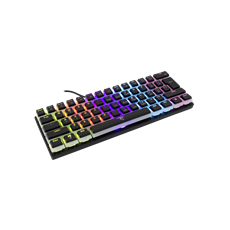 WHITE SHARK GK-2202B/R-US ASHIKO angol 60%-os fekete mechanikus (piros switch) gamer billentyűzet
