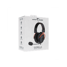 WHITE SHARK GORILLA-B/R, GH-2341-B/R gamer fejhallgató, fekete/piros, (3.5 Jack)