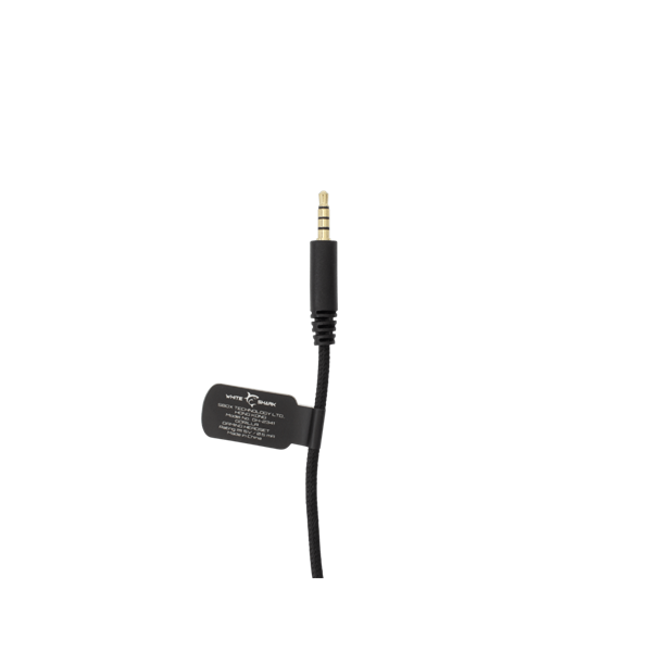 WHITE SHARK GORILLA-B/R, GH-2341-B/R gamer fejhallgató, fekete/piros, (3.5 Jack)
