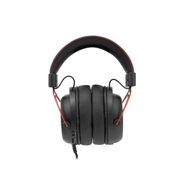 WHITE SHARK GORILLA-B/R, GH-2341-B/R gamer fejhallgató, fekete/piros, (3.5 Jack)