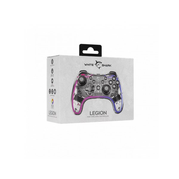 White Shark LEGION GPW-8039 Android/iOS/N-Switch/Win PC/PS4/PS3/ Digitális bluetooth Gamepad