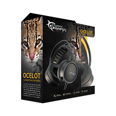 WHITE SHARK OCELOT gamer fejhallgató
