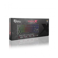 White Shark SPARTAN-X mechanikus (red switch) gamer billentyűzet (angol)