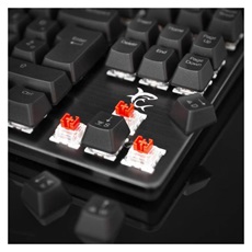 White Shark SPARTAN-X mechanikus (red switch) gamer billentyűzet (angol)