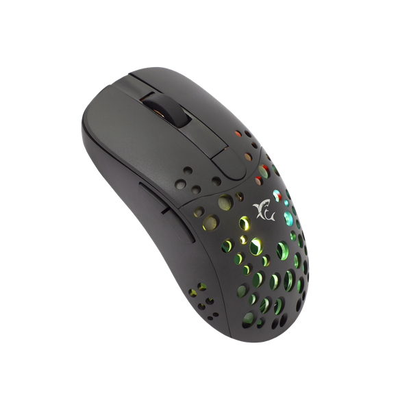 WHITE SHARK TRISTAN GM-9004 gamer egér, 7D, fekete, 12000 dpi, RGB