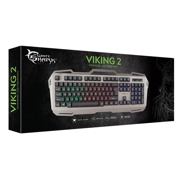 White Shark VIKING -2 membrános gamer billentyűzet (magyar)