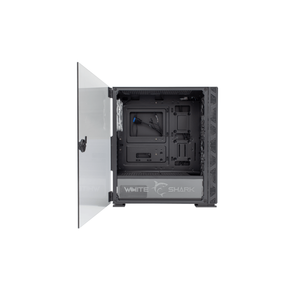 White Shark WARHEAD-2 GCC-2301 Számítógép ház ATX / ITX, 5xARGB ventillátor