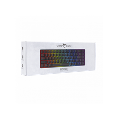 WHITE SHARK WS GK-2201B-HU RONIN-B fekete magyar!! membrán gamer billentyűzet