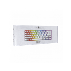 WHITE SHARK WS GK-2201W-HU RONIN-W fehér magyar!! membrán gamer billentyűzet