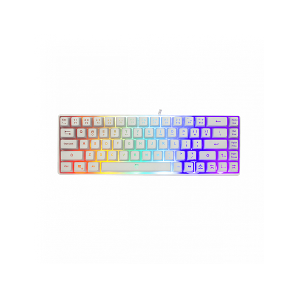WHITE SHARK WS GK-2201W-HU RONIN-W fehér magyar!! membrán gamer billentyűzet