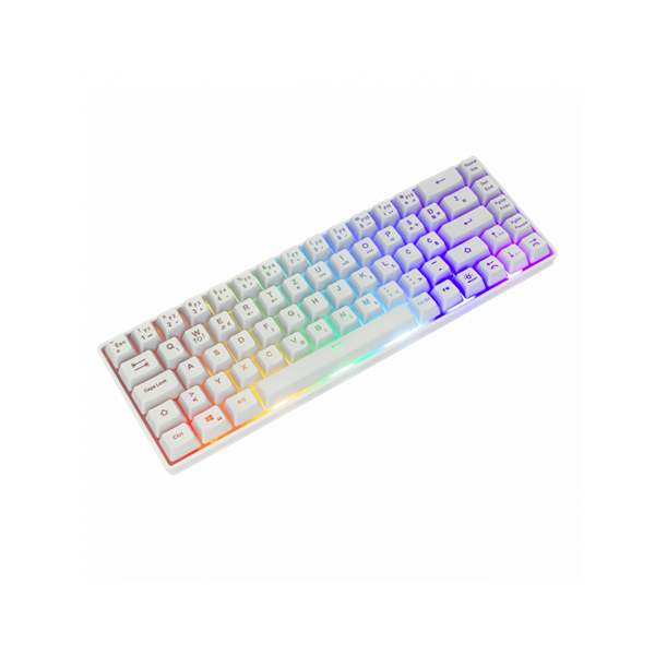WHITE SHARK WS GK-2201W-HU RONIN-W fehér magyar!! membrán gamer billentyűzet