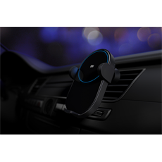 XIAOMI Mi 20W Wireless Car Charger autós vezeték nélküli töltő, Fekete
