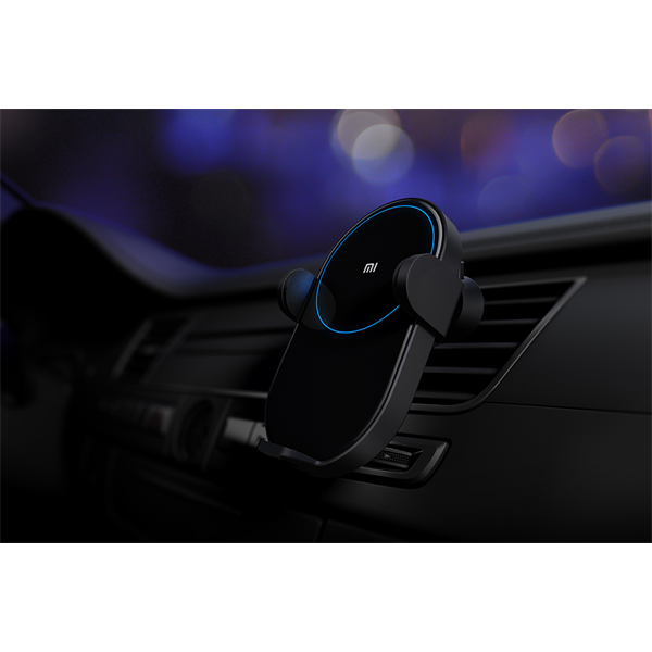 XIAOMI Mi 20W Wireless Car Charger autós vezeték nélküli töltő, Fekete