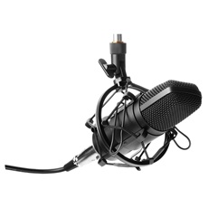 YENKEE Stúdiómikrofon, Állítható Állvány, Fém, fekete - YMC 1030 STREAMER