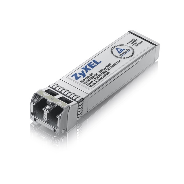 ZYXEL 10G SFP+ modul, Wavelength 850nm, Short range (300m), Double LC connector