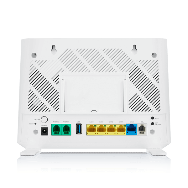 ZYXEL ADSL/VDSL2 Gateway Modem + Wireless Router Dual Band AX1800 + 5xLAN(1000Mbps) + 1xUSB, EX3301-T0-EU01V1F