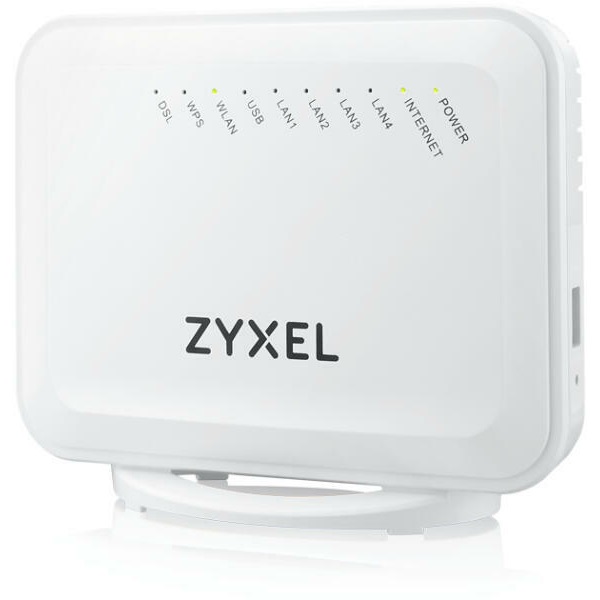 ZYXEL ADSL/VDSL2 Modem + Wireless Router N-es 300Mbps + 4xLAN(100Mbps) +1xUSB, VMG1312-T20B-EU02V1F